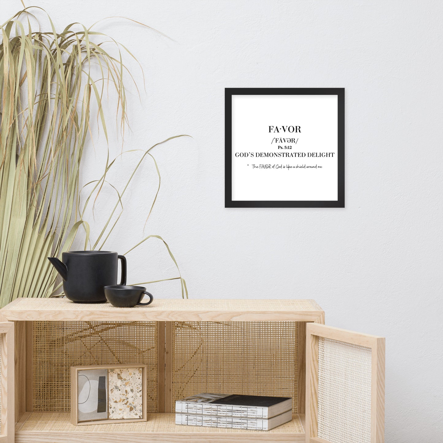 Favor Defined Framed Photo