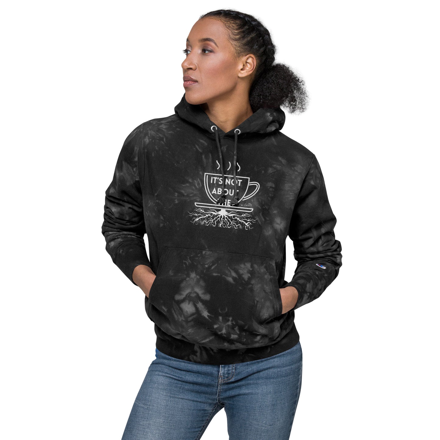 The Luv Dr. Unisex Champion tie-dye hoodie
