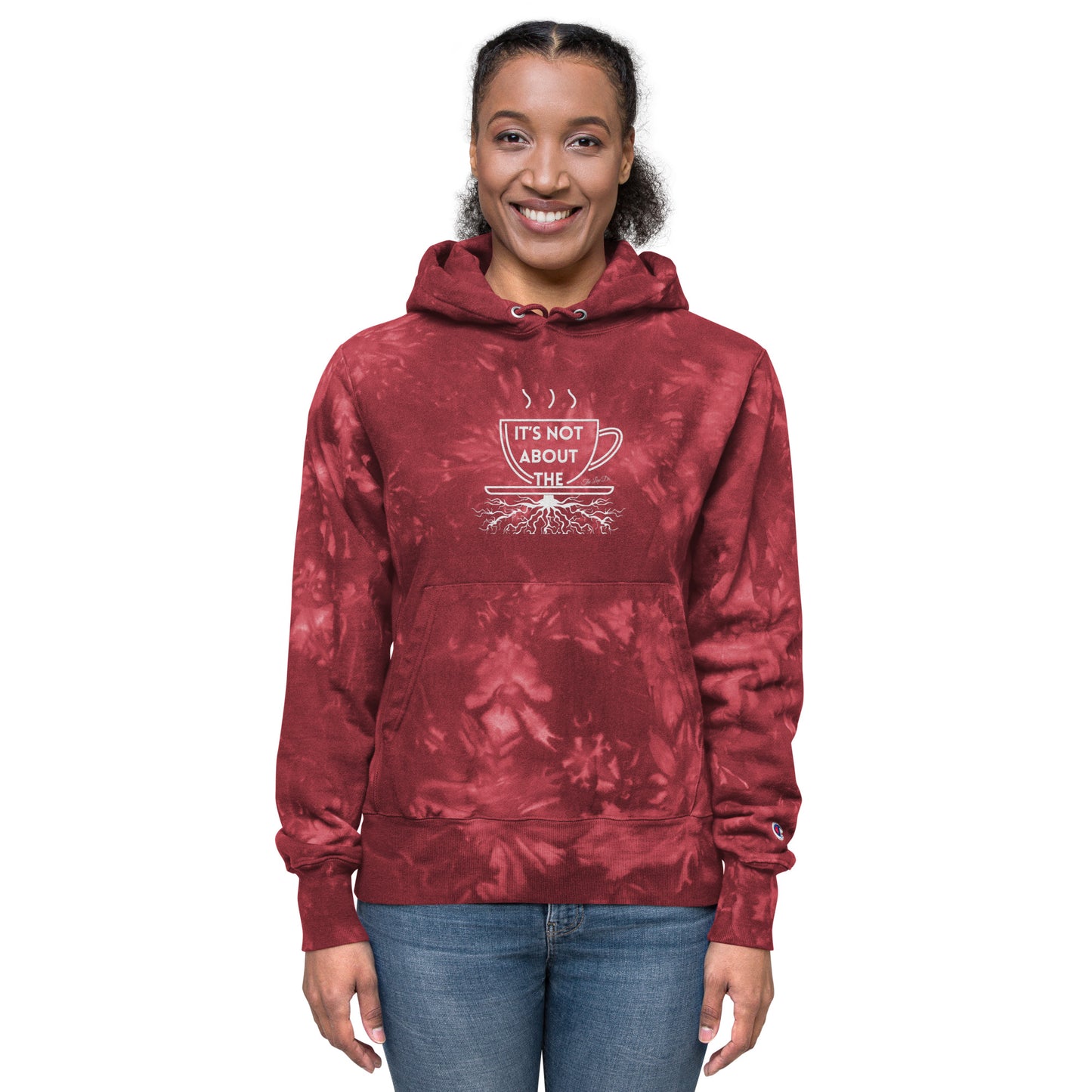 The Luv Dr. Unisex Champion tie-dye hoodie