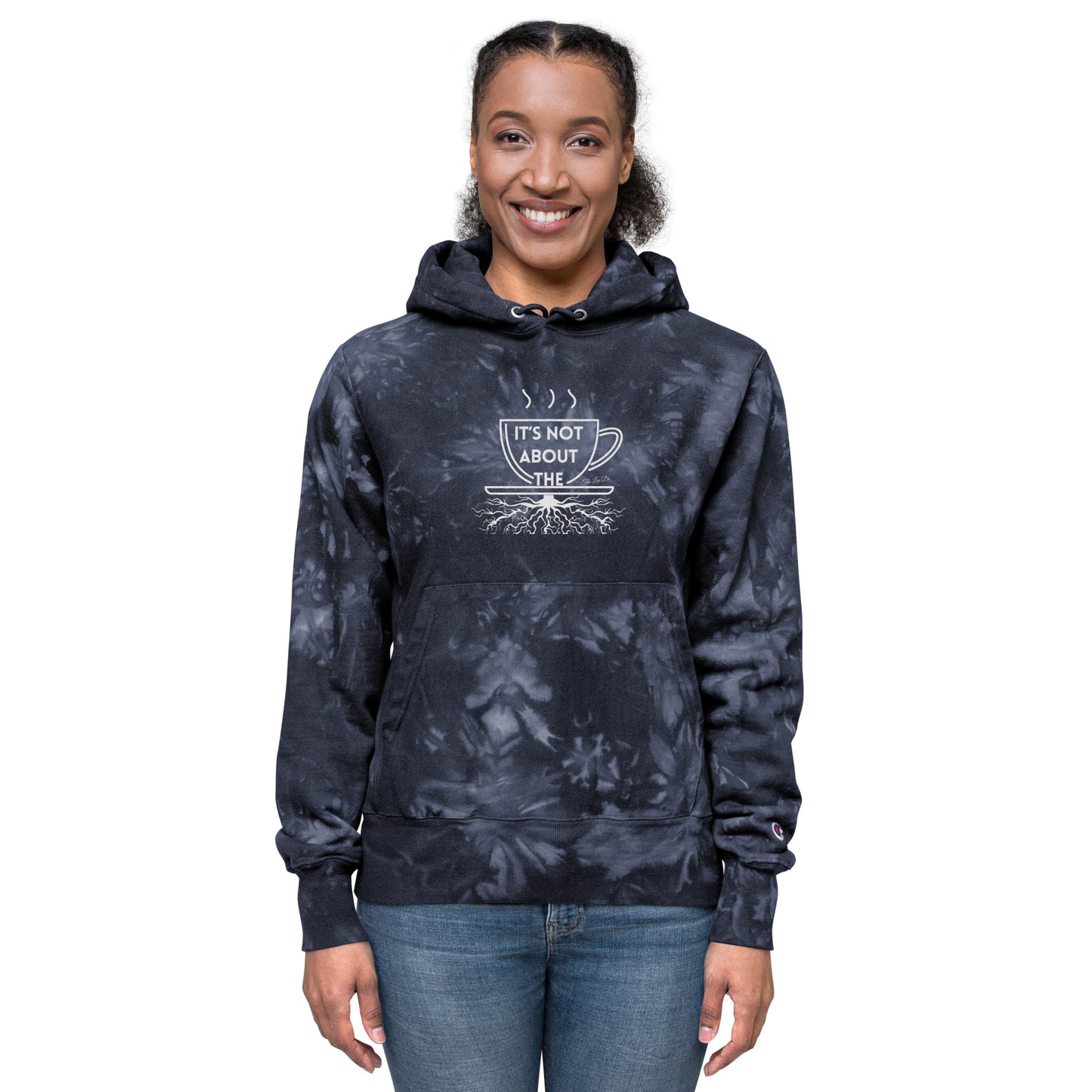 The Luv Dr. Unisex Champion tie-dye hoodie