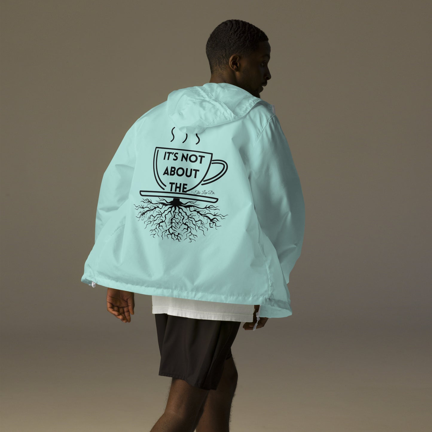 The Luv Dr. Unisex lightweight windbreaker (blk)