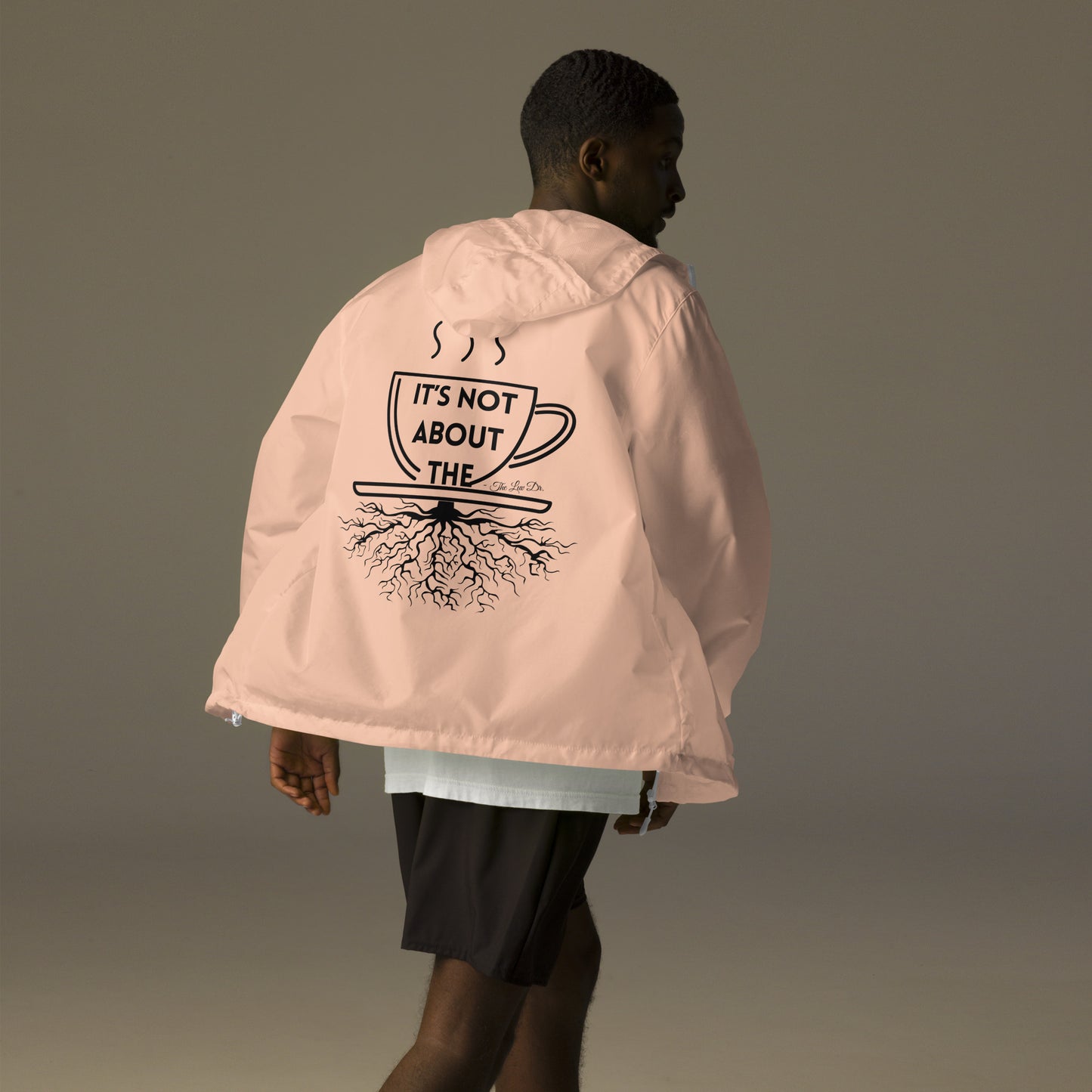 The Luv Dr. Unisex lightweight windbreaker (blk)