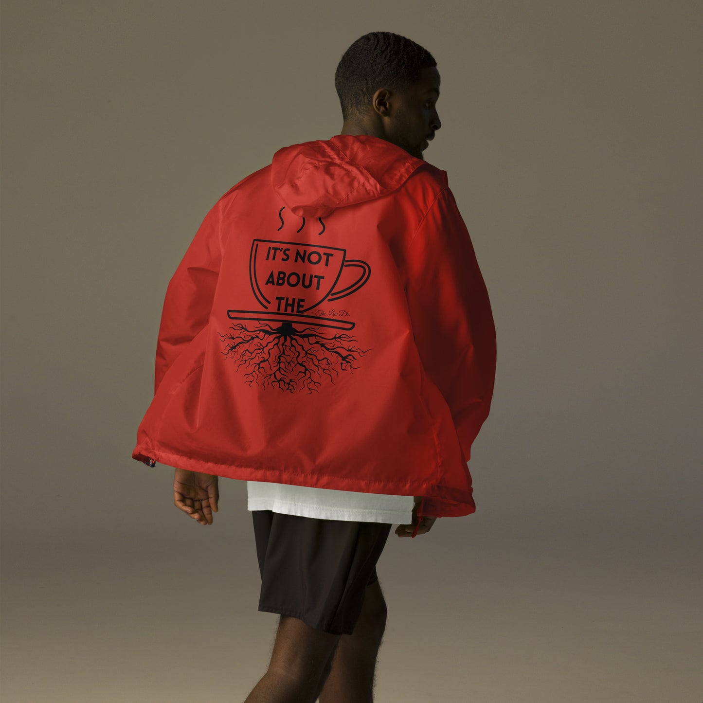 The Luv Dr. Unisex lightweight windbreaker (blk)