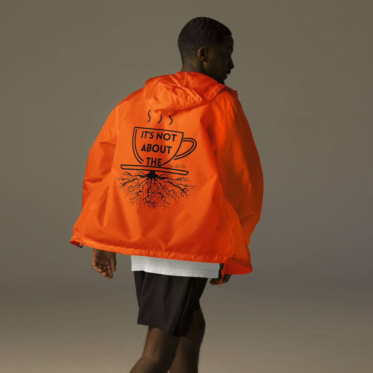 The Luv Dr. Unisex lightweight windbreaker (blk)