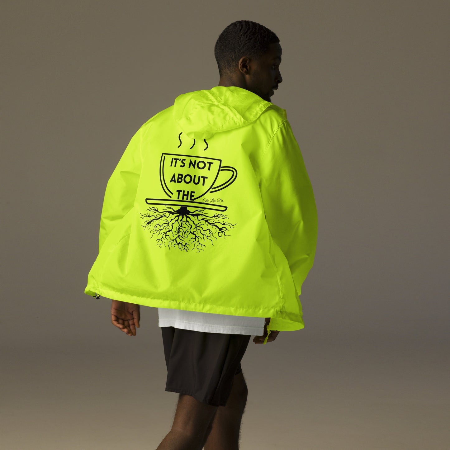 The Luv Dr. Unisex lightweight windbreaker (blk)