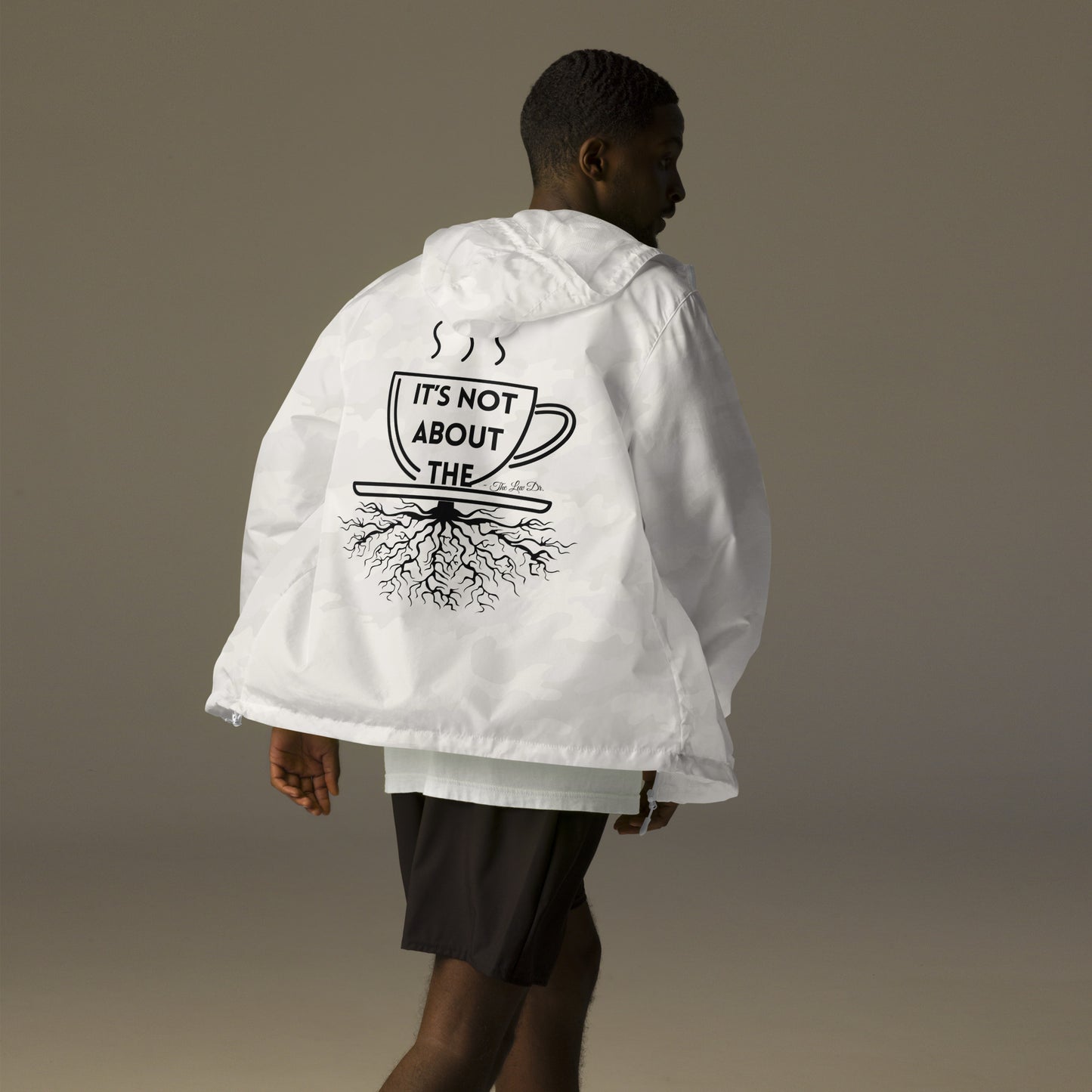 The Luv Dr. Unisex lightweight windbreaker (blk)