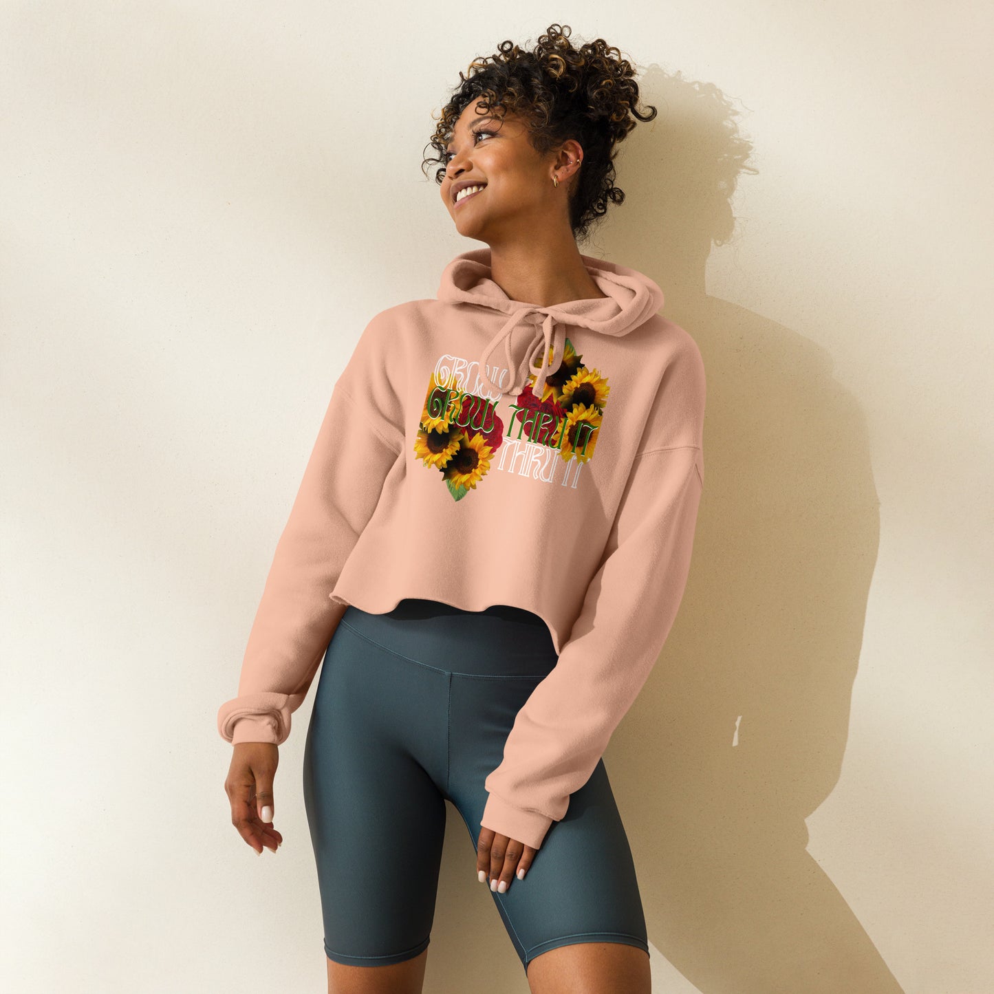 Grow Thru It Crop Hoodie
