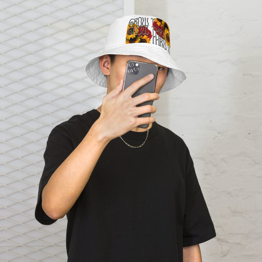 Grow Thru It Reversible bucket hat