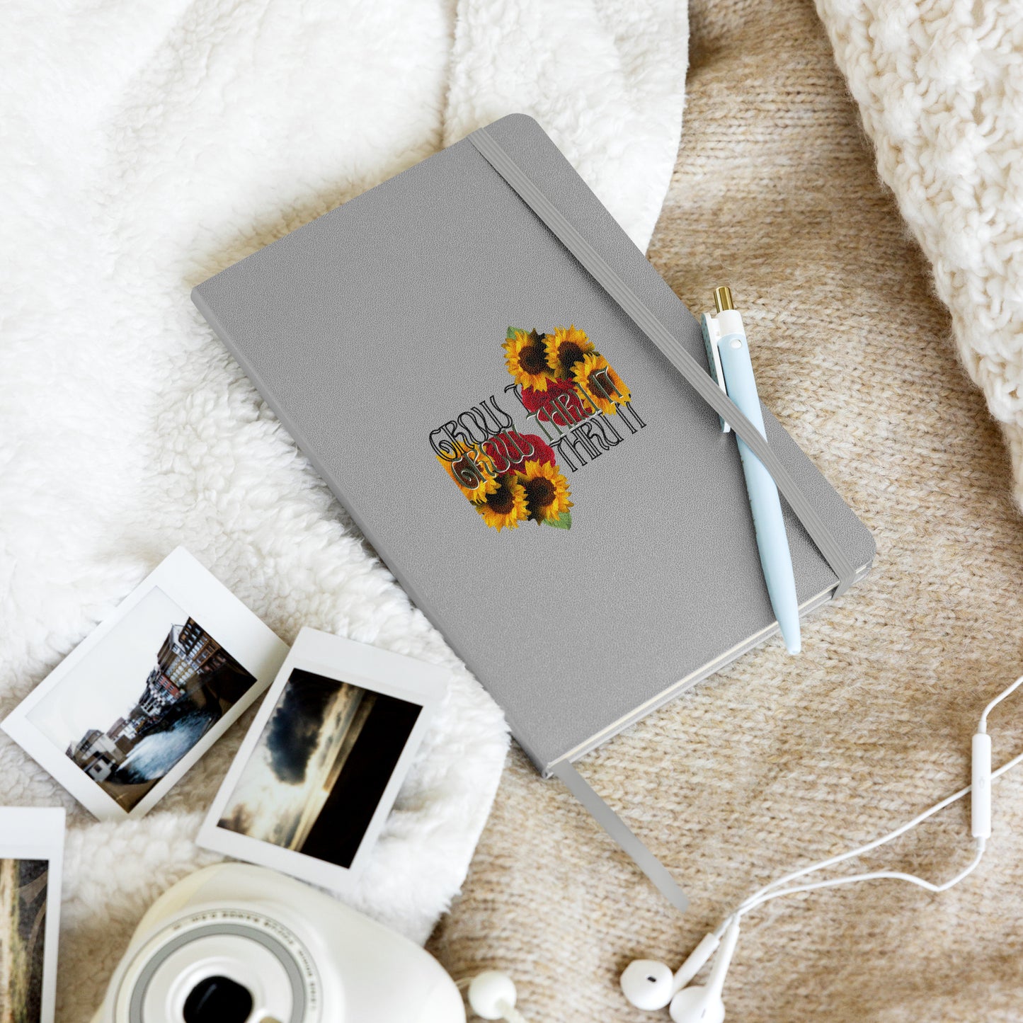 Grow Thru It Hardcover bound notebook