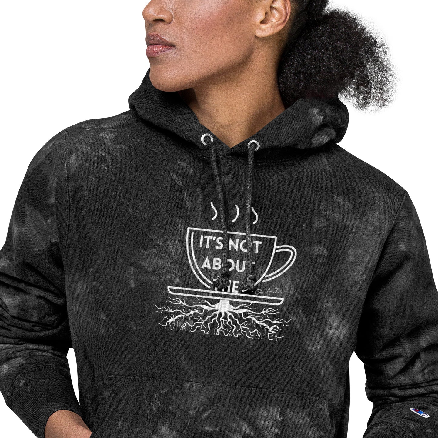 The Luv Dr. Unisex Champion tie-dye hoodie