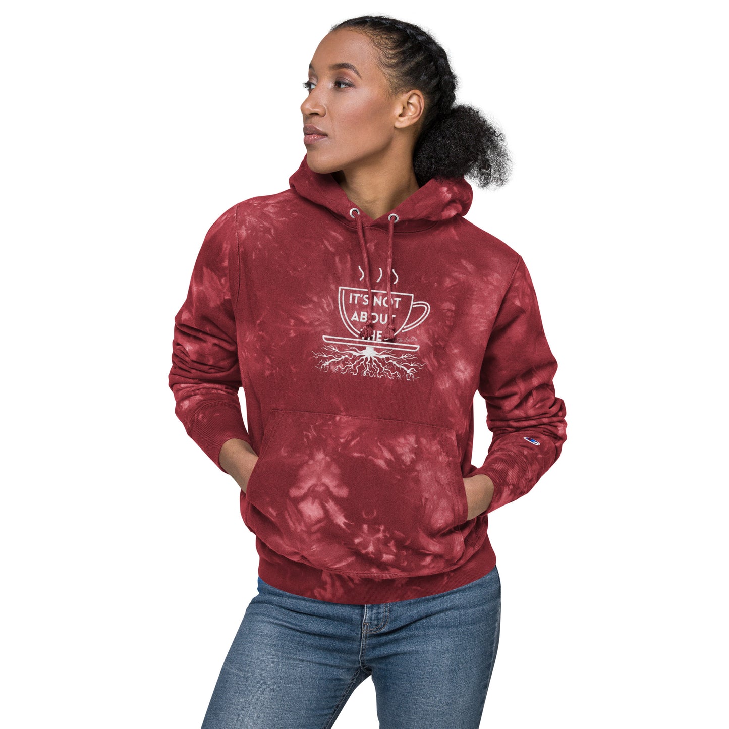 The Luv Dr. Unisex Champion tie-dye hoodie