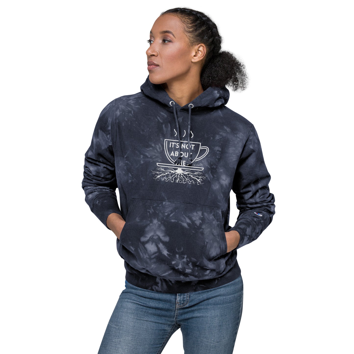 The Luv Dr. Unisex Champion tie-dye hoodie