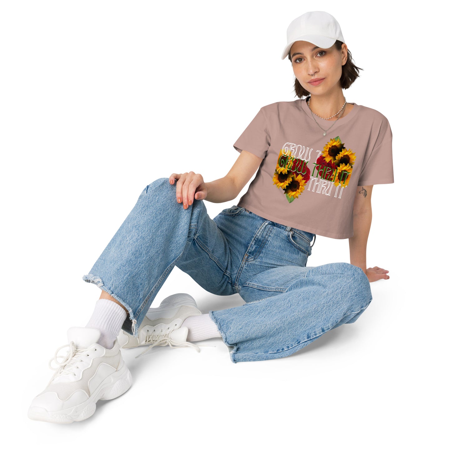 Grow Thru It Women’s crop top