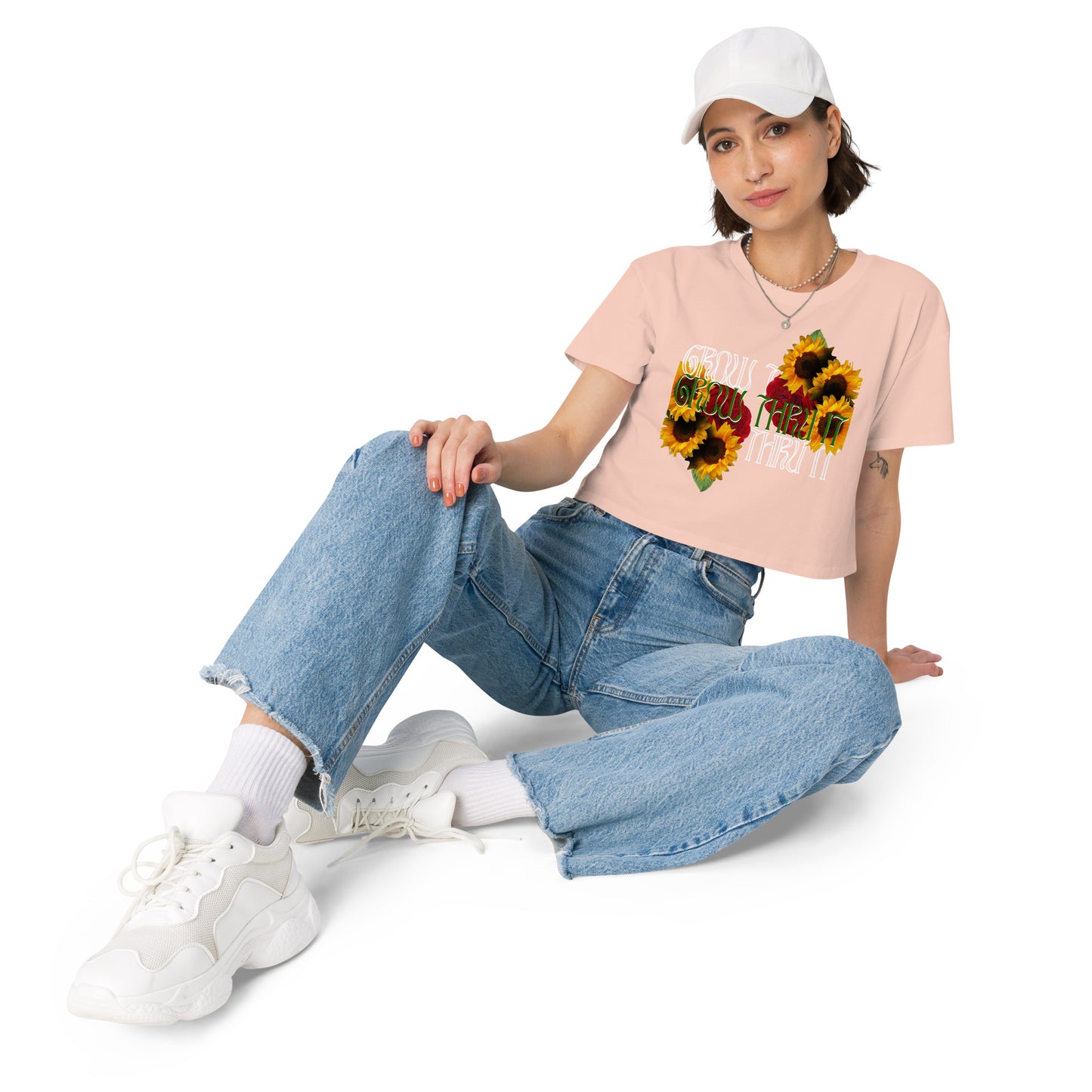 Grow Thru It Women’s crop top